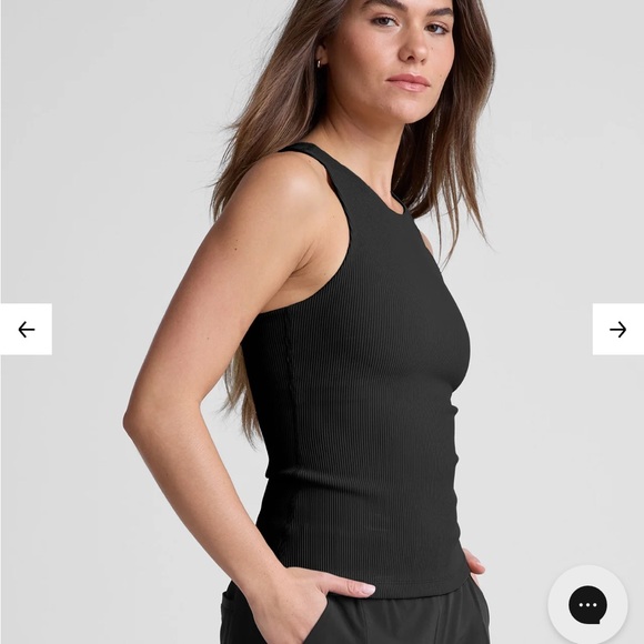 Beyond Yoga Refocus Ribbed Classic Tank - Black Onyx– Size Small - Picture 7 of 7
